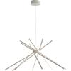 Luce Ambiente e Design LAMPADARIO A SOSPENSIONE LED SHANGHAI BIANCA 56W 6560LM 4000K 113X51,5X160CM IN ALLUMINIO E DIFFUSORE OPALE