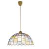 Luce Ambiente e Design LAMPADARIO A SOSPENSIONE PAULA MADREPERLA 1 LUCE ATTACCO E27 40X40X120CM