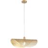 Luce Ambiente e Design LAMPADARIO A SOSPENSIONE RHEI-TARA ORO 1 LUCE ATTACCO E27 50X30X150CM