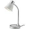 Luce Ambiente e Design LAMPADA DA SCRIVANIA LEONARDO BIANCA 1 LUCE ATTACCO E14 13X39CM