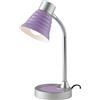 Luce Ambiente e Design LAMPADA DA SCRIVANIA LEONARDO VIOLA 1 LUCE ATTACCO E14 13X39CM