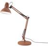 Luce Ambiente e Design LAMPADA DA SCRIVANIA ARTIFEX ARANCIONE 1 LUCE ATTACCO E27 23X23X73,8CM REGOLABILE