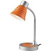 Luce Ambiente e Design LAMPADA DA SCRIVANIA LEONARDO ARANCIO 1 LUCE ATTACCO E14 13X39CM