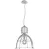 Luce Ambiente e Design LAMPADARIO A SOSPENSIONE URBAN IN METALLO BIANCA 1 LUCE ATTACCO E27 40X150CM