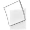 Luce Ambiente e Design PLAFONIERA LED AYRTON QUADRATA NICKEL 42W 5200LM CCT 3000K 4000K 6500K37X10X42CM
