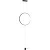 Luce Ambiente e Design PIANTANA A SOSPENSIONE LED PORTAL NERA 20W 2400LM CCT 3000K 4000K 6500K 0X50X400CM