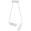 Luce Ambiente e Design PLAFONIERA LED BOOK BIANCA 36W 3640LM 3000K 15-200X85CM ORIENTABILE