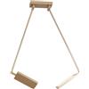 Luce Ambiente e Design PLAFONIERA LED BOOK ORO 36W 3640LM 3000K 15-200X85CM ORIENTABILE