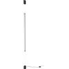 Luce Ambiente e Design PIANTANA A SOSPENSIONE LED GRAVITY NERA 15W 1728LM CCT 3000K 4000K 6500K 6X6X400CM