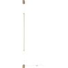 Luce Ambiente e Design PIANTANA A SOSPENSIONE LED GRAVITY ORO 15W 1728LM CCT 3000K 4000K 6500K 6X6X400CM