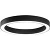 Luce Ambiente e Design PLAFONIERA LED DEMOS NERA LED 80W 10990 lm 3000K 4000K 6500K 80X8,5CM