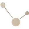 Luce Ambiente e Design PLAFONIERA LED ETERE ORO 10W 1380LM CCT3000K 4000K 6500K 33X6X45CM IN ALLUMINIO
