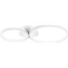 Luce Ambiente e Design PLAFONIERA LED FREDY BIANCO 30W 4370LM CCT 3000K 4000K 6500K 60X35,4X6,1CM IN ALLUMINIO