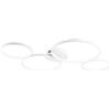 Luce Ambiente e Design PLAFONIERA LED FREDY BIANCO 60W 8000LM CCT 3000K 4000K 6500K 95X61X6,1CM IN ALLUMINIO