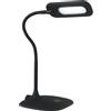 Luce Ambiente e Design LAMPADA DA LETTURA LED DARWIN NERA CON BRACCIO ORIENTABILE 4,8W 700LM 4000K DIMMERABILE 16X16X53,5CM