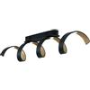 Luce Ambiente e Design PLAFONIERA LED HELIX SPIRALE NERA E ORO 20W 1680LM 3000K 80X18CM