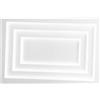 Luce Ambiente e Design PLAFONIERA LED HYPNOTIC BIANCA 55W 7040LM CCT 3000K 4000K 6500K 60X6X40CM IN ALLUMINIO