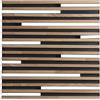 Luce Ambiente e Design PLAFONIERA LED KUMA NERA IN LEGNO 40W 4136K CCT 2700 E 3200 E 4000K L50X50XH5,2 CM
