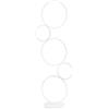 Luce Ambiente e Design PIANTANA LED FREDY BIANCA 36W 4080LM CCT 3000K 4000K 6500K 46,3X25X117CM IN ALLUMINIO