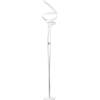 Luce Ambiente e Design PIANTANA LED MYSTRAL BIANCA 36W 5600LM CCT 3000K 4000K 26X25X160CM IN ALLUMINIO GOFFRATO