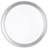 Luce Ambiente e Design PLAFONIERA LED NEON BIANCA TONDA BIANCA E SILVER 40W 5200LM CCT 3000K 4000K 6500K 50X50X8CM