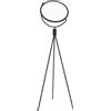 Luce Ambiente e Design PIANTANA LED RADAR NERA 24W 1980LM CCT 3000K 4000K 6500K 45X170CM ORIENTABILE