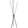 Luce Ambiente e Design PIANTANA LED SHANGHAI NERA 31W 3990LM CCT 3000K-4000K 49,5X49,5X159CM IN ALLUMINIO E DIFFUSORE OPALE