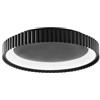 Luce Ambiente e Design PLAFONIERA LED NIKE NERA IN METALLO 30W 4380LM CCT 2700 E 3200 E 4000K D39XH5CM