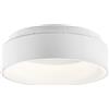 Luce Ambiente e Design PLAFONIERA LED NOAH BIANCA 40W 5600LM CCT 3000K 4000K 6500K IP44 45X45X13CM IN ALLUMINIO