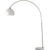 Luce Ambiente e Design PIANTANA PLAZA BIANCA 1 LUCE ATTACCO E27 152X35X200CM CON BASE IN MARMO