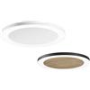 Luce Ambiente e Design PLAFONIERA LED SAMSARA BIANCA 35W 5300LM CCT 3000K 4000K 6500K 40X4,2CM