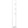 Luce Ambiente e Design PIANTANA ROXY BIANCA 3 LUCI ATTACCO G9 28X12X140CM IN ALLUMINIO E SFERA IN VETRO BIANCA
