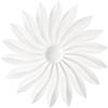 Luce Ambiente e Design PLAFONIERA LED SUNRISE BIANCA 100W 11700LM 4000K DIMMERABILE 61,5X61,5X8,5CM DECORO PETALI