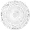 Luce Ambiente e Design PLAFONIERA LED UNIKA BIANCA CON DIFFUSORE EFFETTO DIAMANTATO 40W 3900LM CCT 3000 E 4000 E 6500k DIMMERABILE WI-FI CON TELECOMANDO 49,5X10X49,5CM
