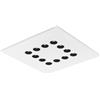 Luce Ambiente e Design PLAFONIERA LED XICO BIANCA 36W 2520LM CCT 50X4,7X50CM IN GESSO VERNICIABILE