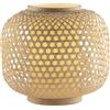 Luce Ambiente e Design LUME ZEN LEGNO 1 LUCE ATTACCO E27 36X36X31CM IN BAMBU' E DIFFUSORE IN TERMOPLASTICA