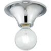 Luce Ambiente e Design PLAFONIERA VESEVUS CROMO 1 LUCE ATTACCO E27 18X18X8CM IN METALLO
