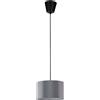 Luce Ambiente e Design PARALUME MAX IN TESSUTO GRIGIO PER ATTACCO E27 E E14 20X20X18CM