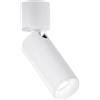 Luce Ambiente e Design SPOT PLAUTO BIANCO IN ACCIAIO E ALLUMINIO 1 LUCE ATTACCO GU10 MINI 40x138MM