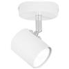 Luce Ambiente e Design SPOT ZERO BIANCO 1 LUCE ATTACCO GU10 8X12CM IN METALLO ORIENTABILE