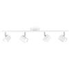 Luce Ambiente e Design SPOT ZERO BIANCO 4 LUCI ATTACCO GU10 70X9,7X7CM IN METALLO ORIENTABILE