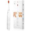 Oclean Flow Spazzolino Elettrico Sonico, Spazzolino da Denti Ricaricabile, 180 Giorni di Durata della Batteria, 5 Modalità, Spazzolino Elettrico Impermeabile IPX7, Testina Dupont, Timer 2 min(bianco)