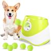 Galatée Lanciatrice Automatica a Sfera, Lanciagranate Per Palline Interattiva, Lanciagrana Automatica Per Cani, Lanciatore Di Palle Per Cani Con 6 Mini Palline Da Tennis(Verde Chiaro)