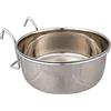 Trixie - Ciotola in Acciaio Inox con Supporto, capacità 900 ml, Diametro 14 cm