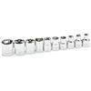 Gearwrench - Stubby Socket Set, Sae 6Pt 1/4 Dr 10Pc (81395)