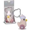 BABY born for babies Biberon di peluche 18 cm, design Berta con clip, sonaglio e carta frusciante, lavabile