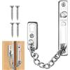 YYHCC Catena, serratura di sicurezza per porta, serratura di sicurezza per porte (argento)