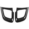 Kuuleyn Rivestimento del pulsante del volante, 2 pezzi ABS sinistro del coperchio del pulsante del volante dell'auto adatto per Range Rover Evoque 12-17