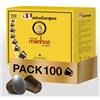 Passalacqua Caffè Premium - Manhoa 100 Capsule Compatibili Nespresso - Tostatura Autentica Napoletana 75% Arabica - Caffè Dolce e Aromatico con Note di Miele, Cioccolato e Caramello - Made in Italy