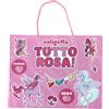 EURO PUBLISHING Valigetta Tutto Rosa cm 26,5x21,5 (include 2 libri da colorare 1